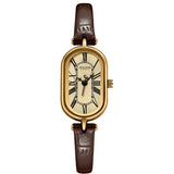Julius JA1432 2024 Fahison Design Oval Vintage Quartz Watch For Women